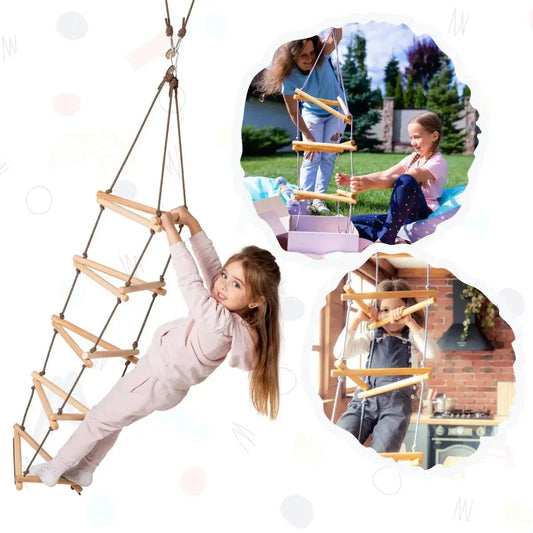 Triangle rope ladder for kids - ToylandEU
