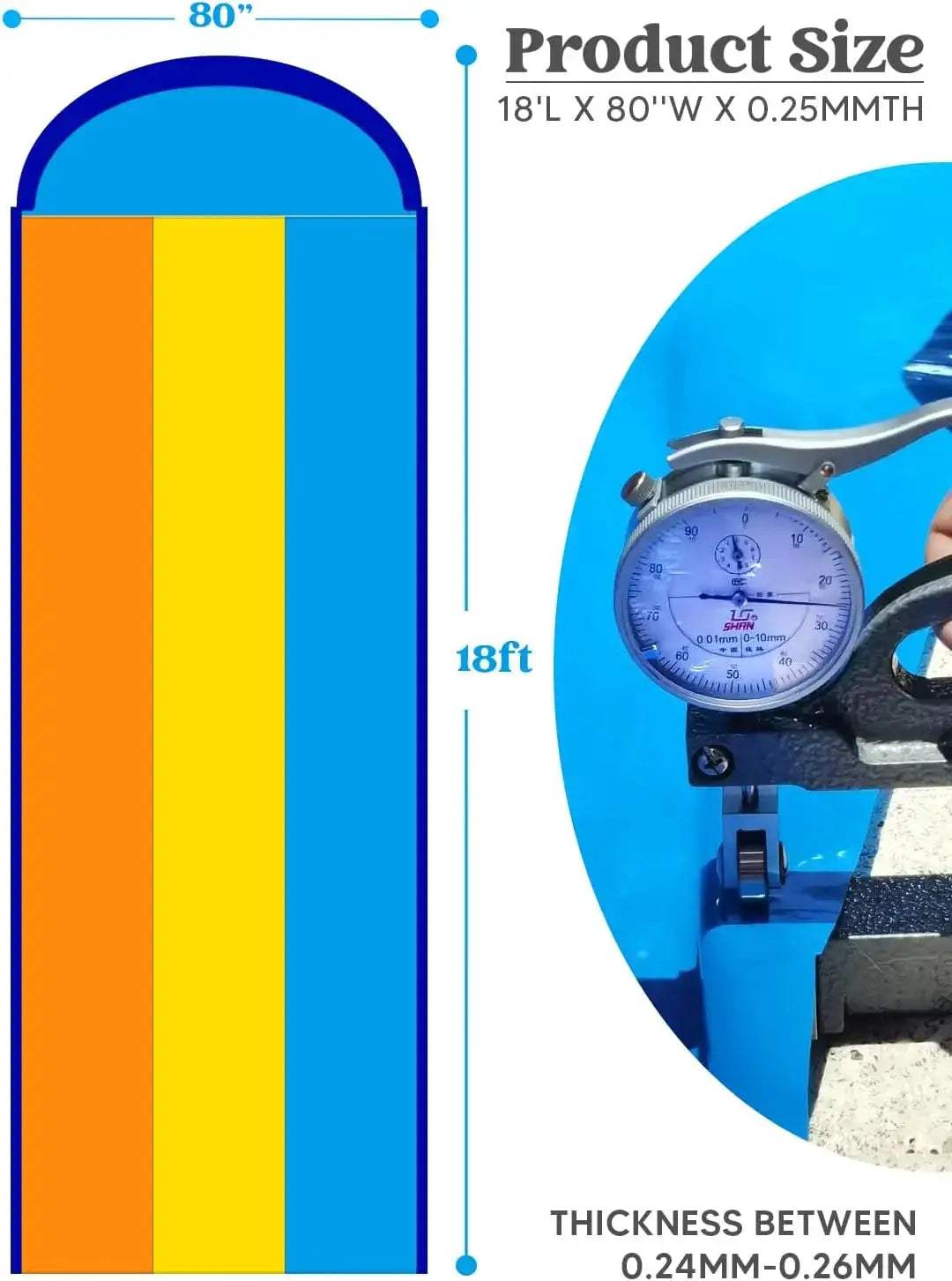  Triple Lane Water Slide With 3 Bodyboards Included -  ToylandEU™