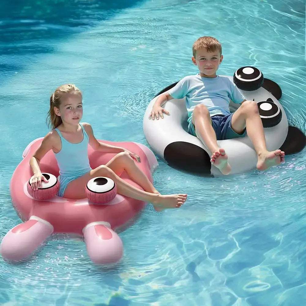 Pool Wave Kids Swim Ring Pool Floats, Toddler Inflatable Animal Swimming Tube Floaties, Outdoor Water Floating Toy, Summer Fa - ToylandEU