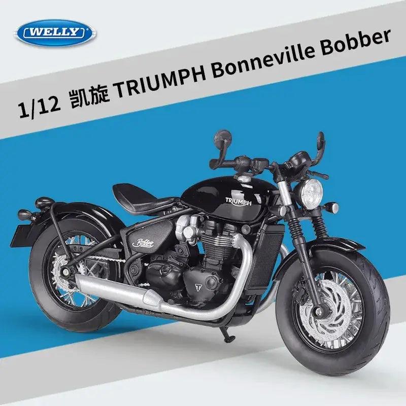  Triumph Bonneville Bobber Diecast Gift Set Motorcycle -  ToylandEU™