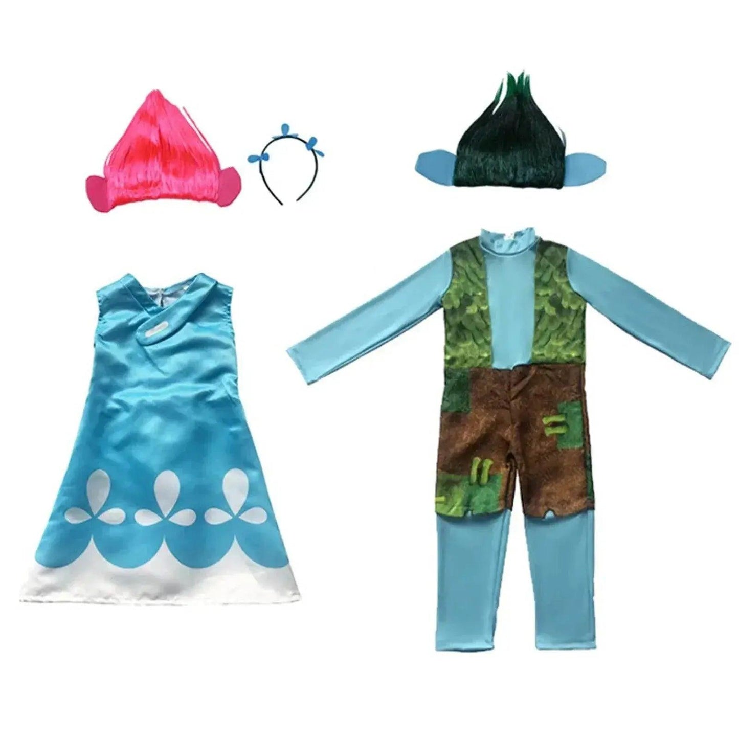  Trolls Poppy & Branch Kids Costume for Halloween & Purim Celebrations -  ToylandEU™