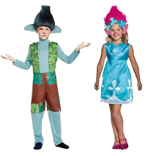 Trolls Poppy & Branch Kids Costume for Halloween & Purim Celebrations - ToylandEU
