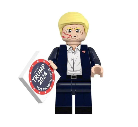  Trump Fight For Freedom Custom Minifig Battle Worn -  ToylandEU™
