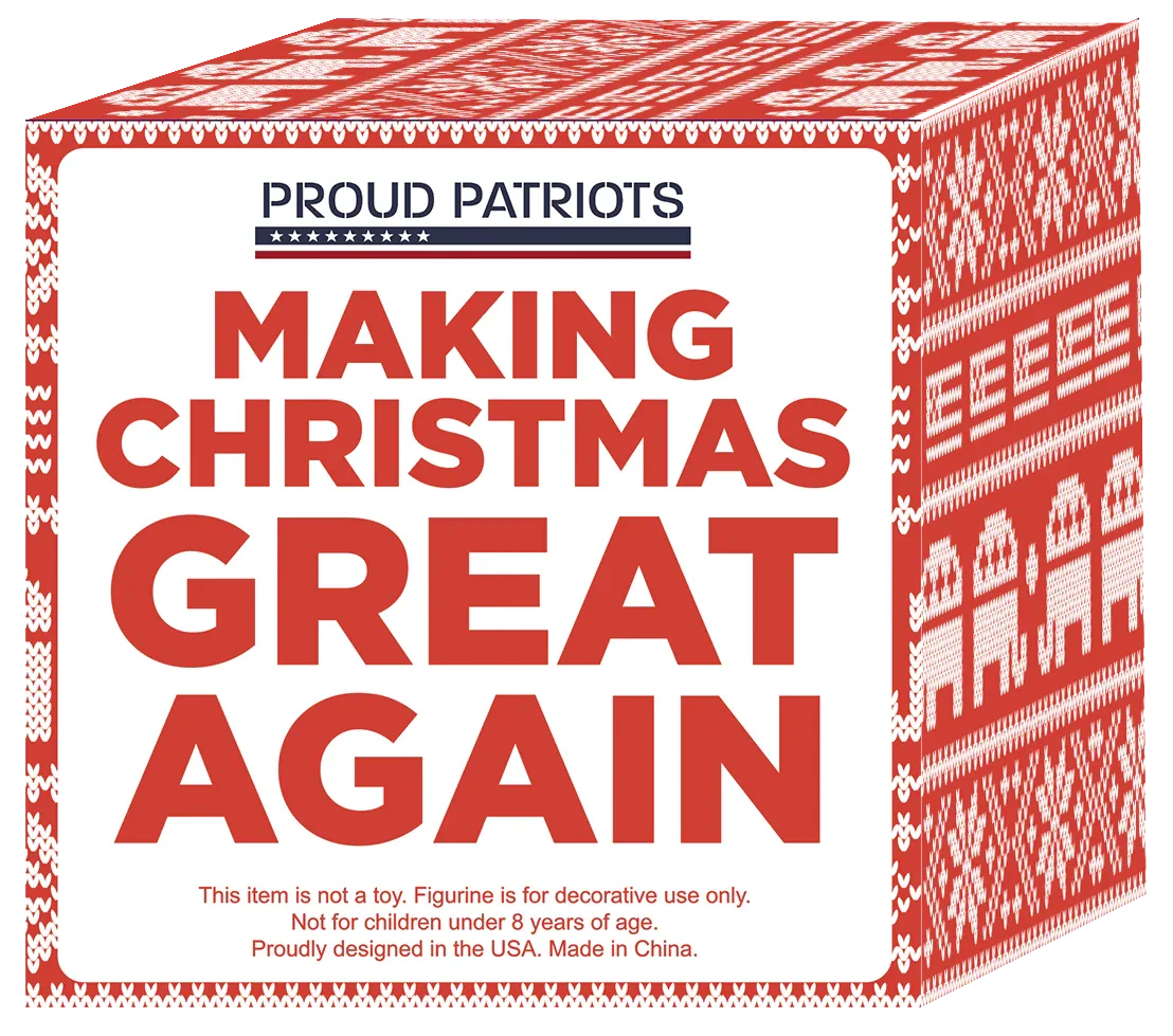 Trumpinator Christmas Ornament Highly Detailed Keepsake - Proud Patriots
