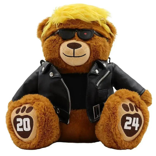  Trumpinator Teddy Bear With Vinyl Jacket -  ToylandEU™
