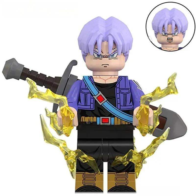 Trunks Dragon Ball Z Super Lego Minifigures Best Custom Anime Toys 5 - Minifigure Toys