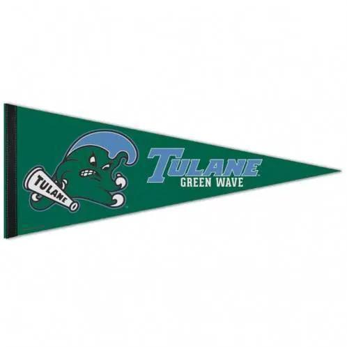  Tulane Green Wave Premium Felt Pennant 12x30 Durable -  ToylandEU™