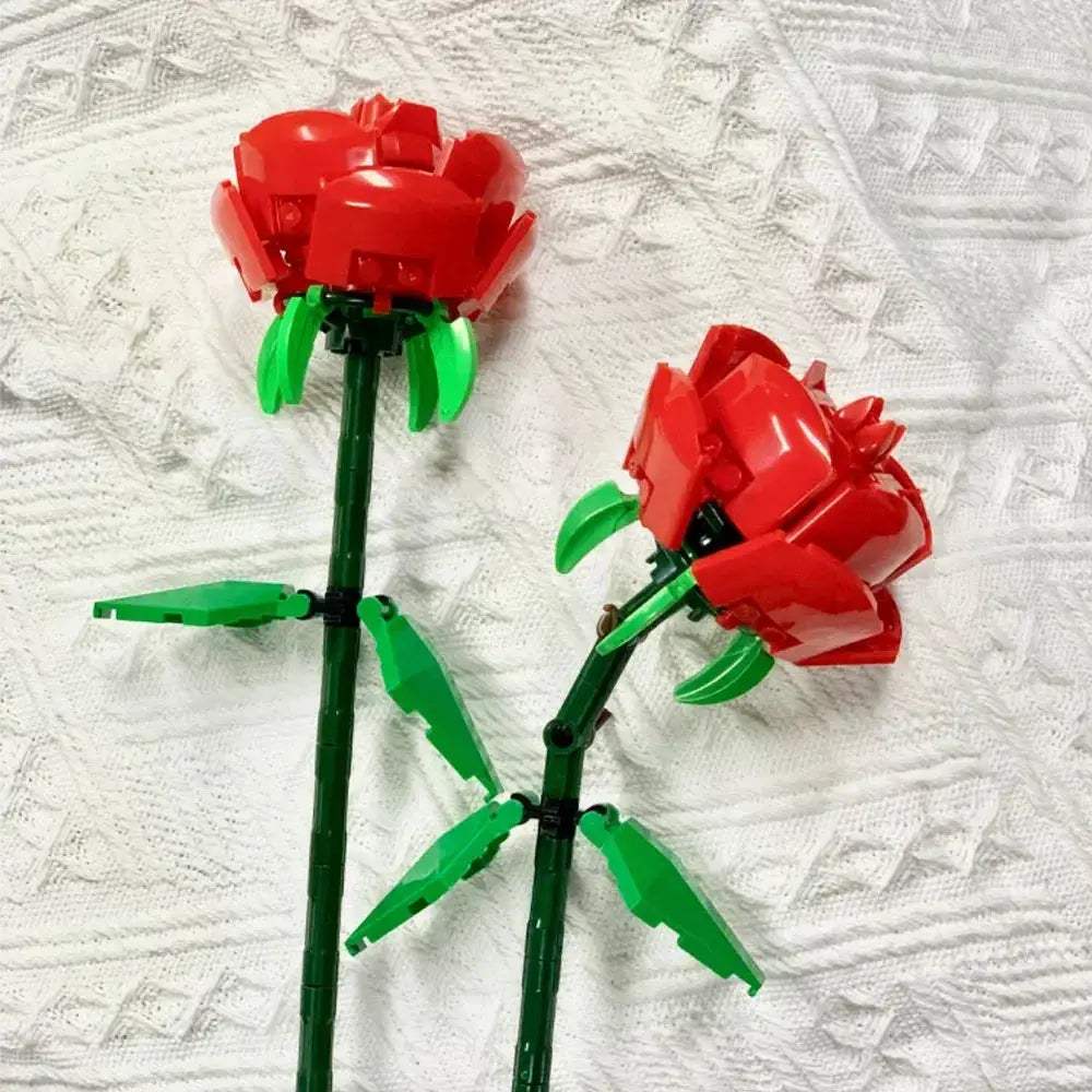 Tulip Bouquet Building Block 3D Model Decor Toy Gift - ToylandEU