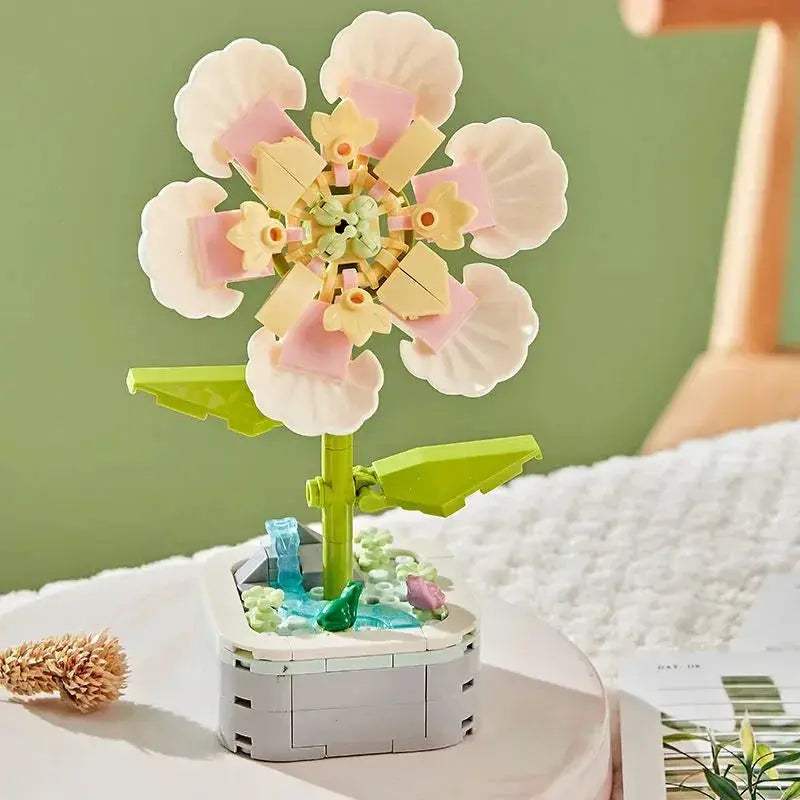 Tulip Bouquet Building Block 3D Model Decor Toy Gift - ToylandEU