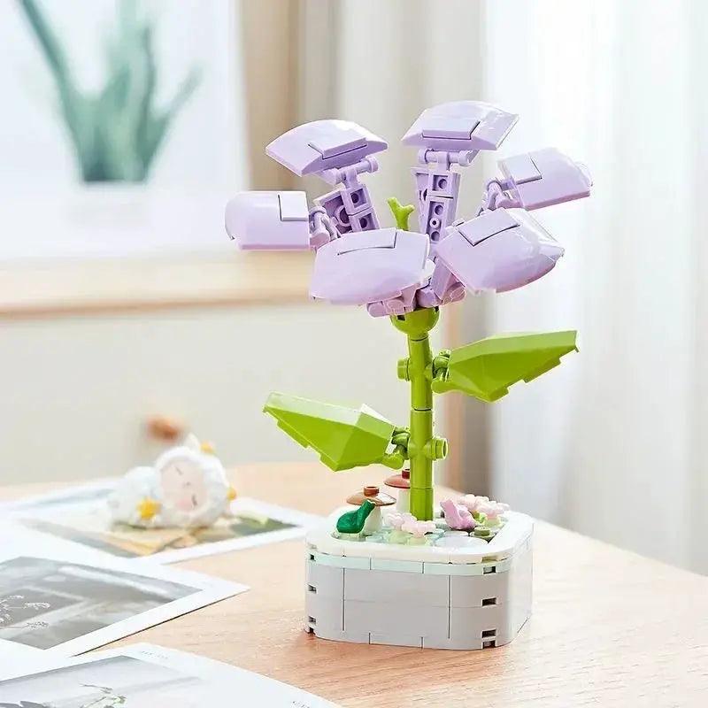  Tulip Bouquet Building Block 3D Model Toy Gift CE Certified -  ToylandEU™