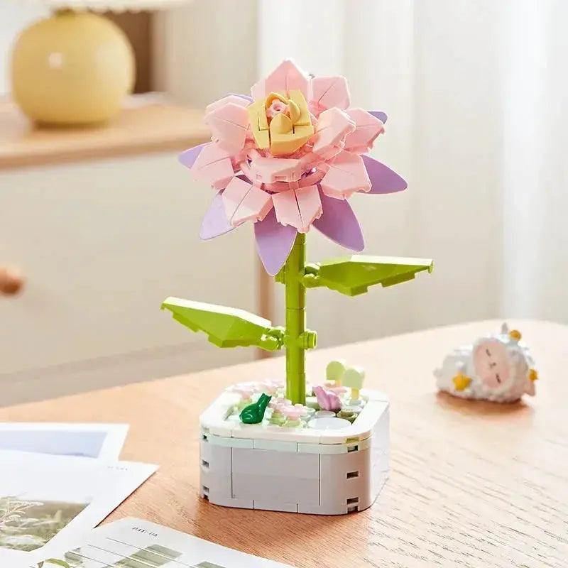  Tulip Bouquet Building Block 3D Model Toy Gift CE Certified -  ToylandEU™