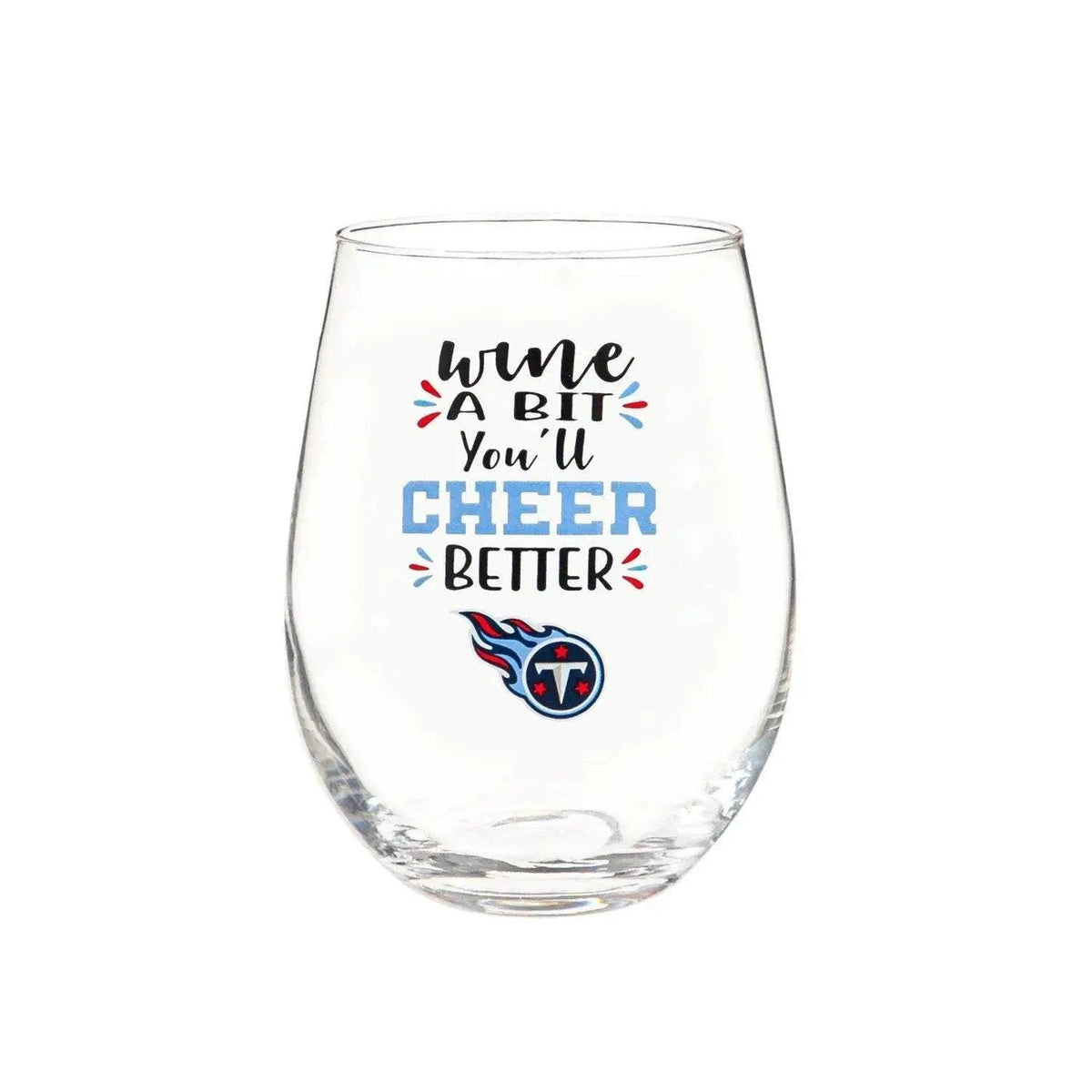  Tennessee Titans 17oz Stemless Wine Glass Gift Boxed -  ToylandEU™