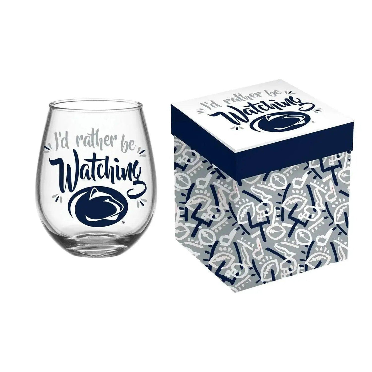 Penn State Nittany Lions Stemless Wine Glass Gift Box -  ToylandEU™