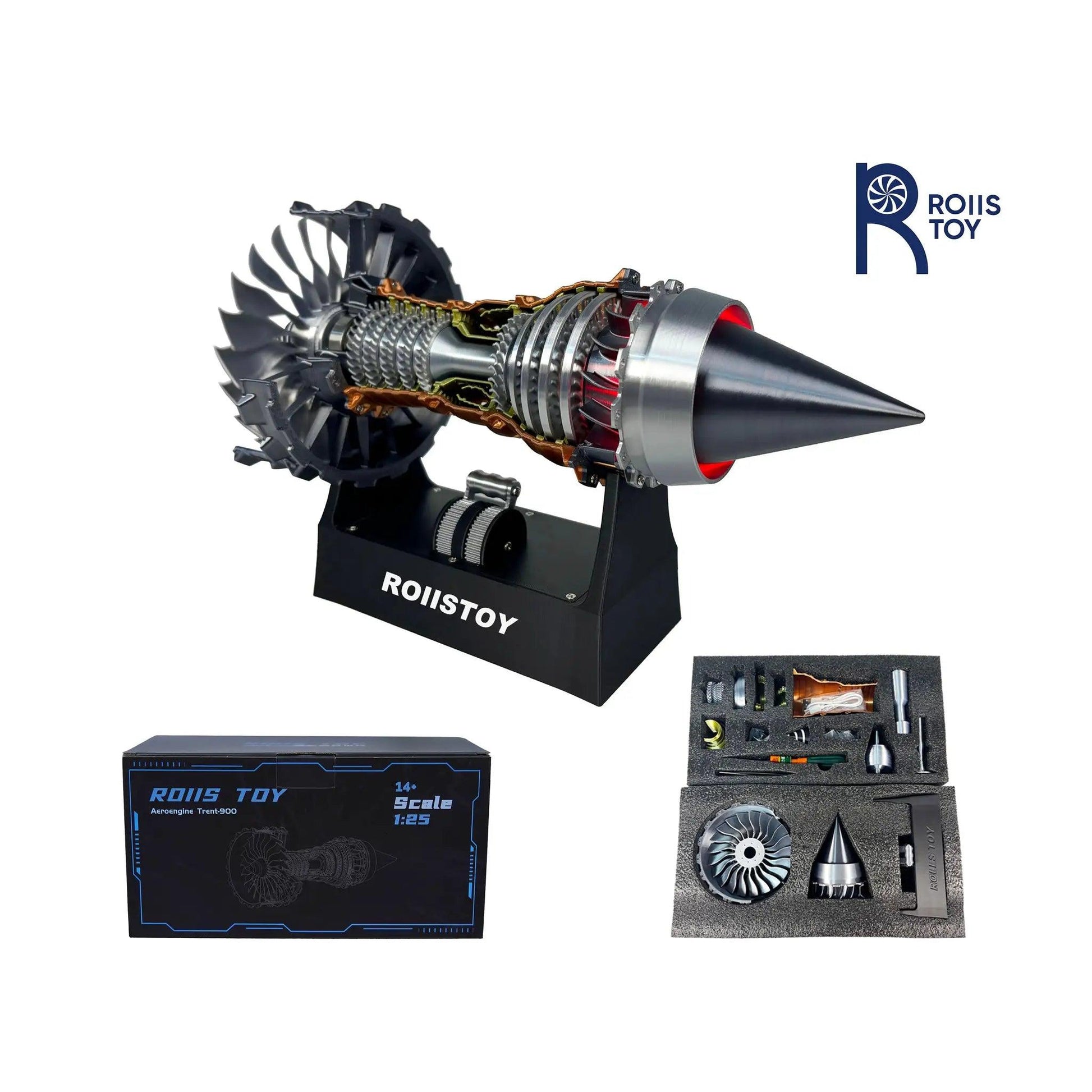  Turbojet Engine Model Kit With Tail Flame Simulation -  ToylandEU™