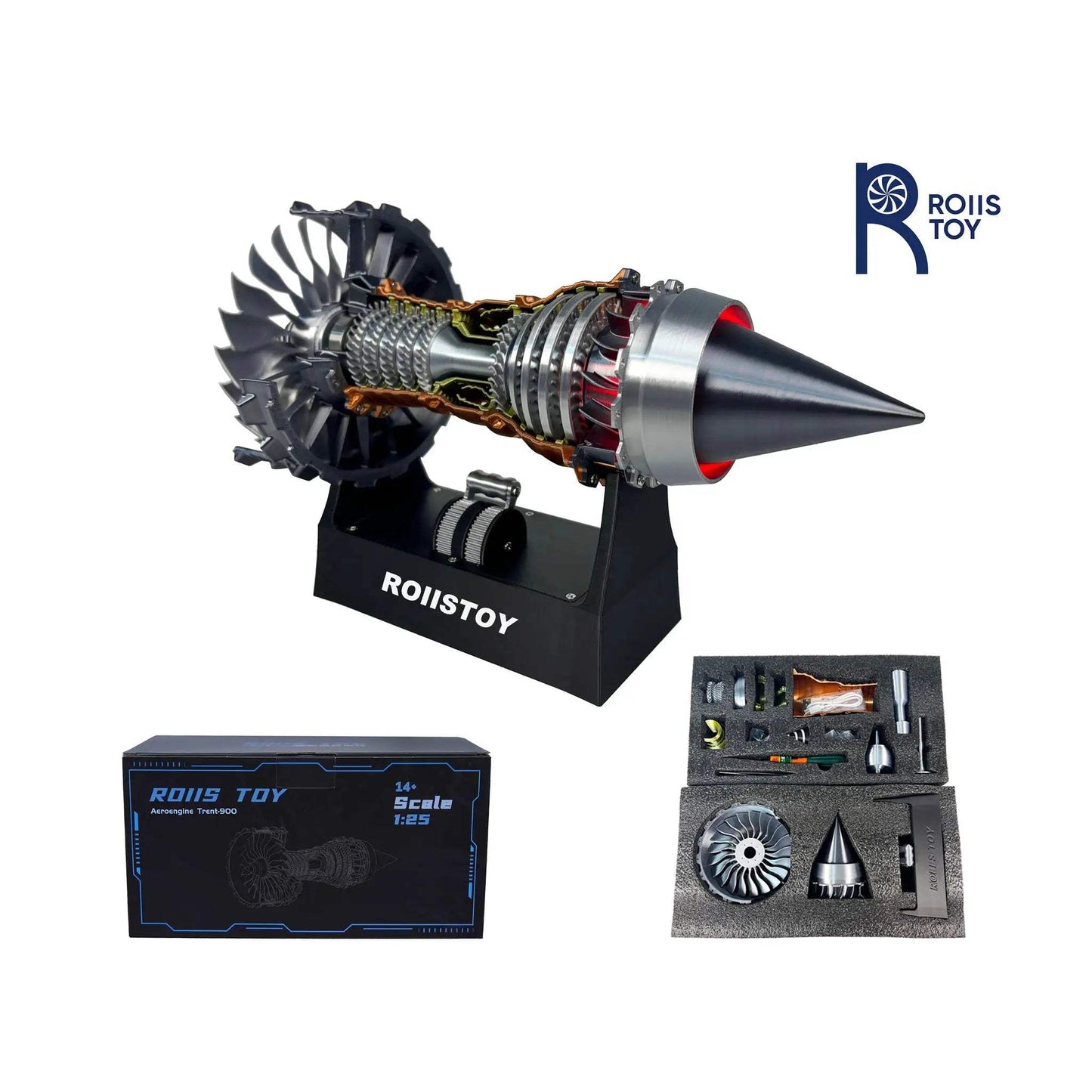  Turbojet Engine Model Kit With Tail Flame Simulation -  ToylandEU™