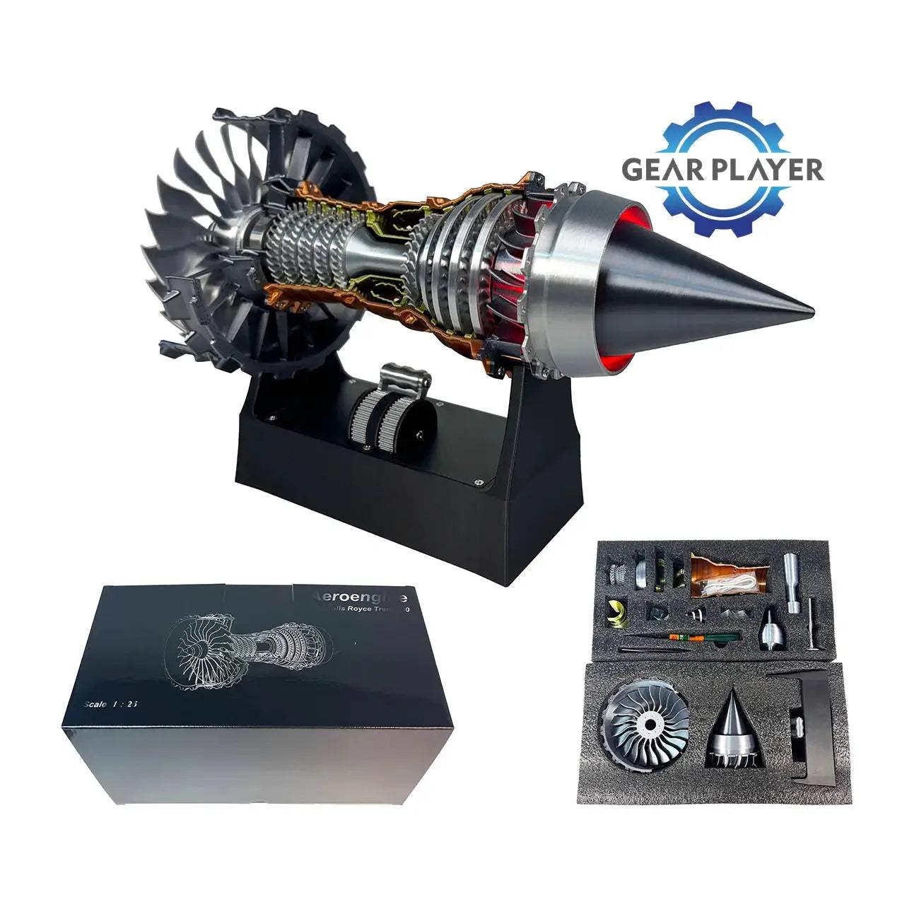  Turbojet Engine Model Kit With Tail Flame Simulation -  ToylandEU™