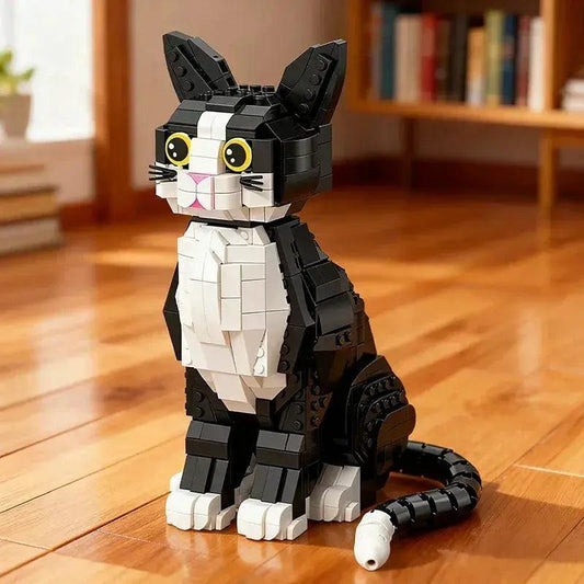  Tuxedo Cat Building Blocks Educational Toy For Kids -  ToylandEU™