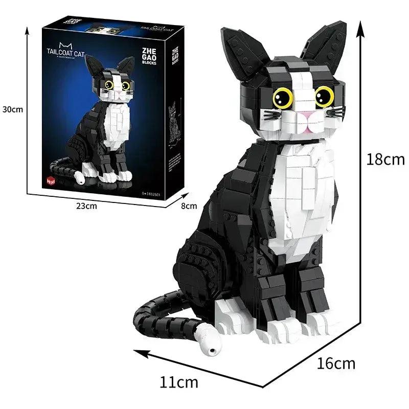  Tuxedo Cat Building Blocks Educational Toy For Kids -  ToylandEU™