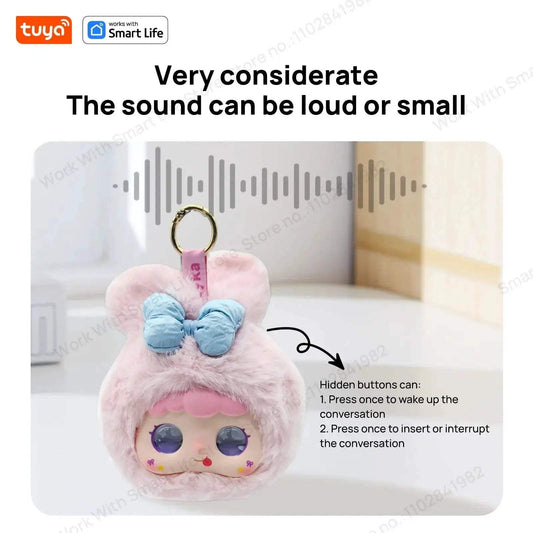 Tuya AI Plush Robot With LED Eyes And Voice Control - ToylandEU