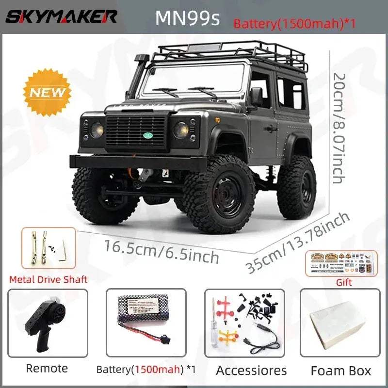 Twelfth Scale RC Car 4WD Rock Crawler RTR Premium Ready - ToylandEU