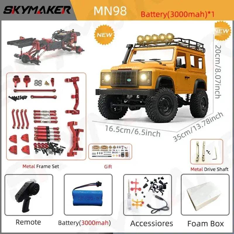 Twelfth Scale RC Car 4WD Rock Crawler RTR Premium Ready - ToylandEU