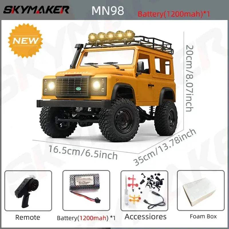 Twelfth Scale RC Car 4WD Rock Crawler RTR Premium Ready - ToylandEU