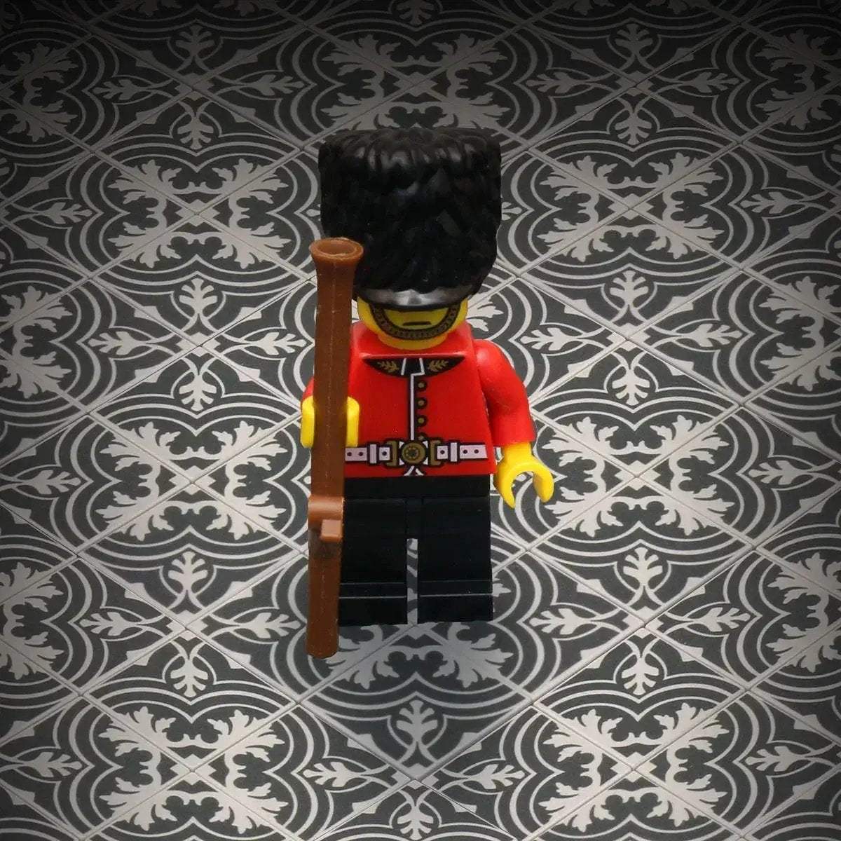 Custom LEGO 2x2 Tile Floor With Encaustic Printed Pattern - ToylandEU