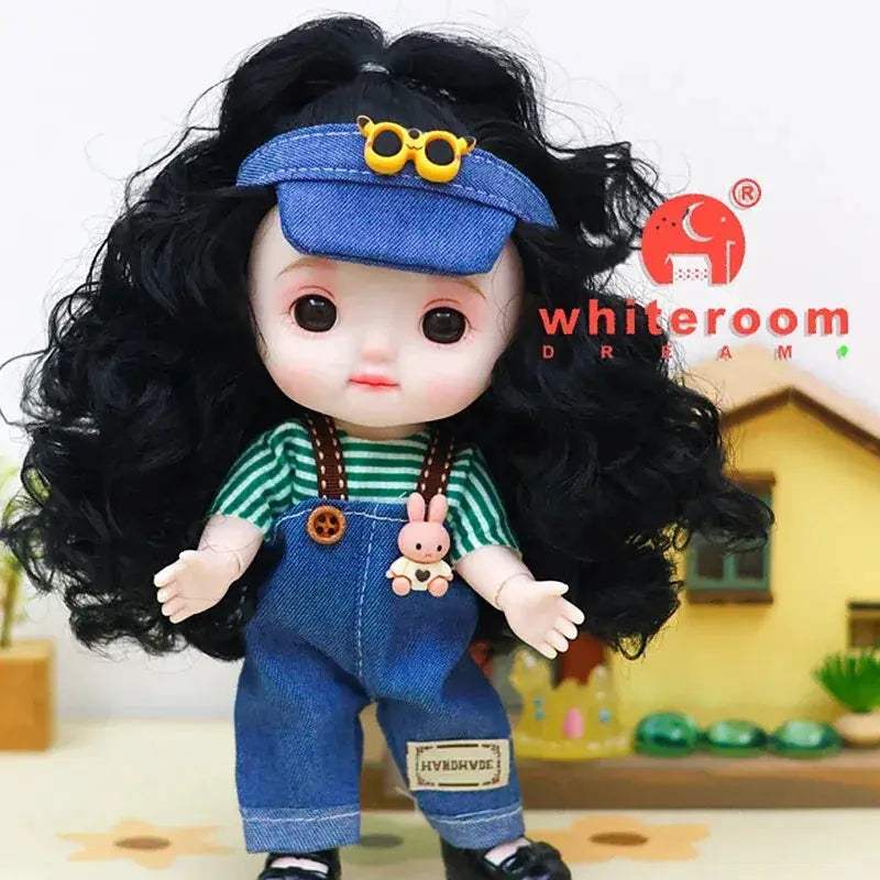 Twenty Two Cm BJD Doll With Large Head Adorable Toy - ToylandEU