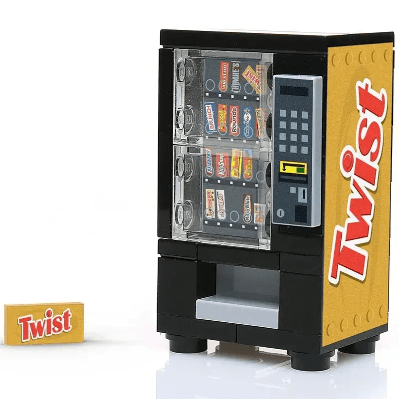 LEGO Candy Vending Machine Twist By B3 Customs Display Ready - ToylandEU