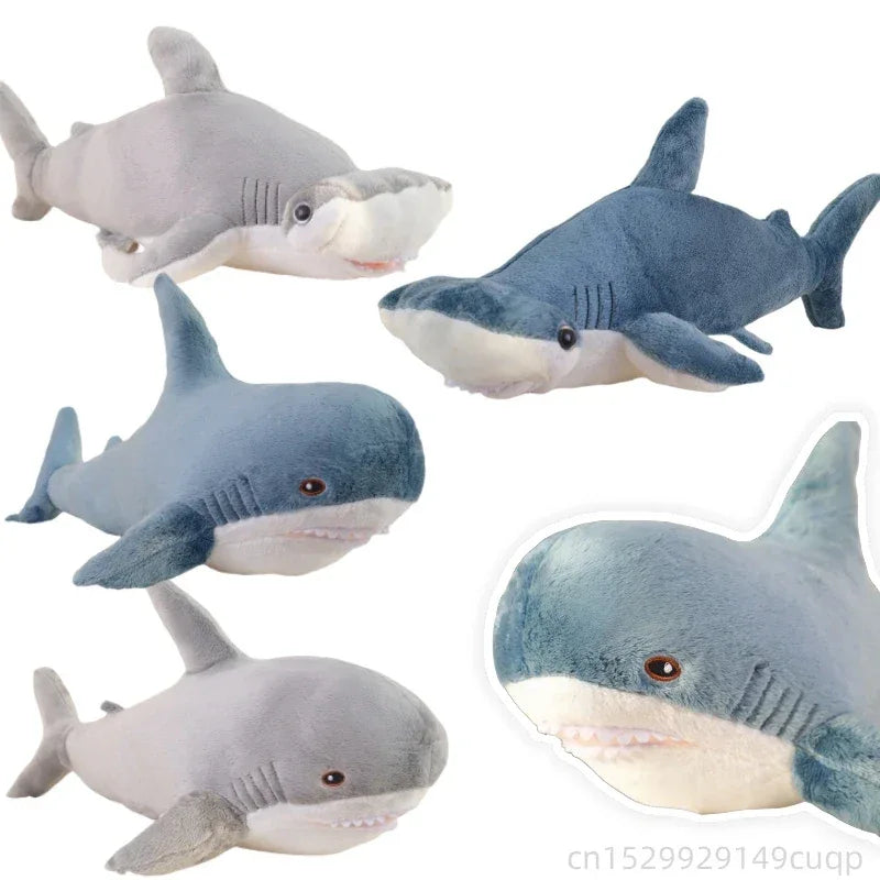Two Headed Shark Plush Pillow For Unique Home Decor - ToylandEU