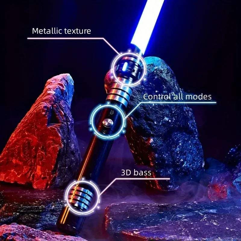 Two In One Glow Light Saber Metal Gravity Sensing Sword - ToylandEU
