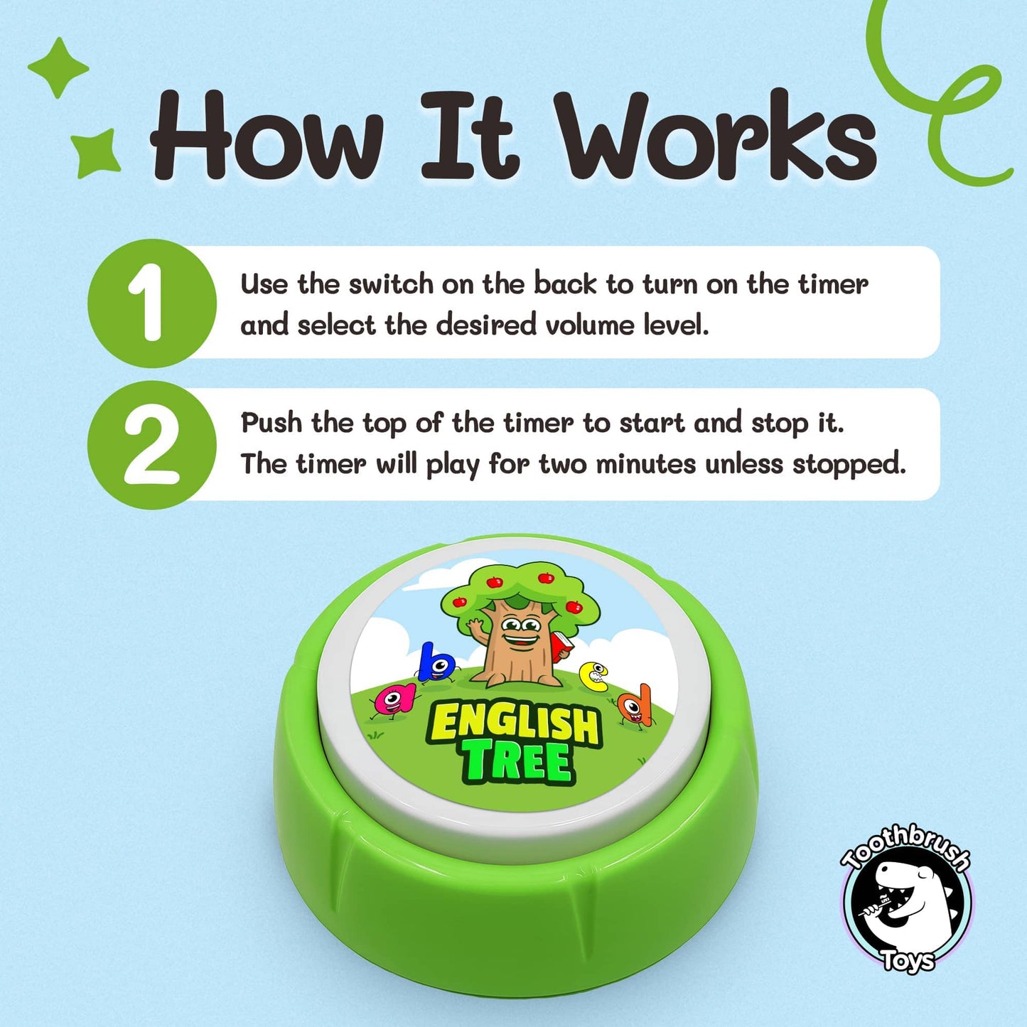  Two Minute Kids Toothbrush Timer Promotes Brushing 
