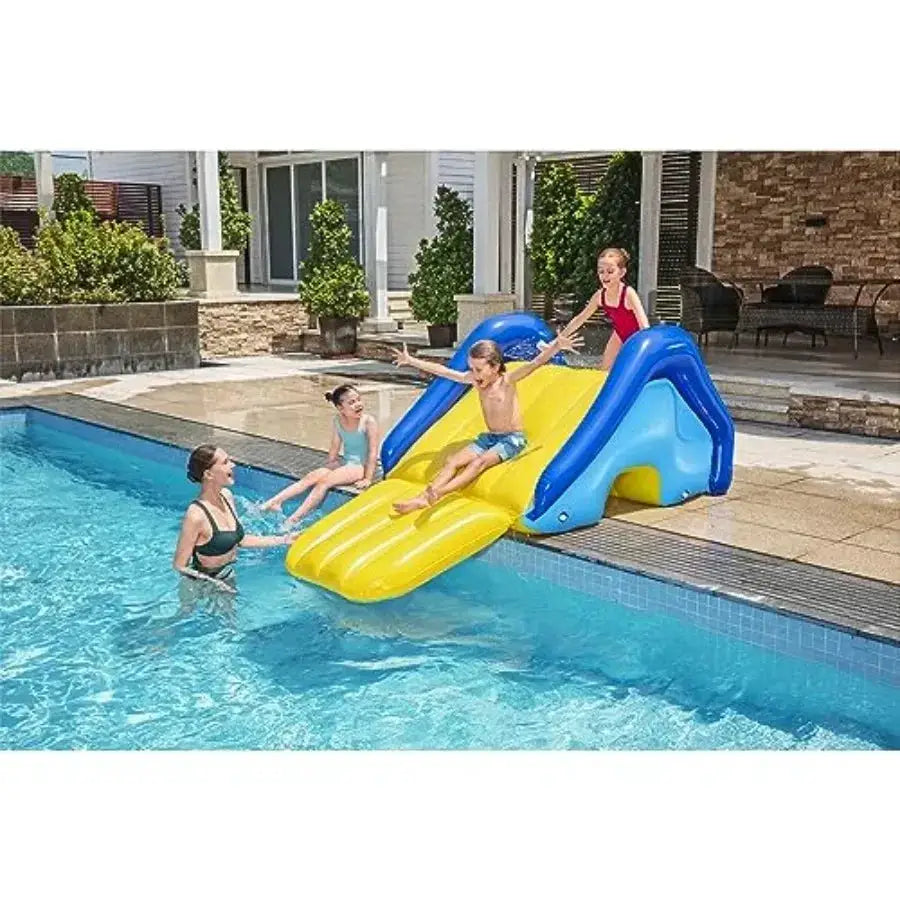 Two Pack Giant Inflatable Outdoor Water Slide With Builtin Sprinkler - ToylandEU