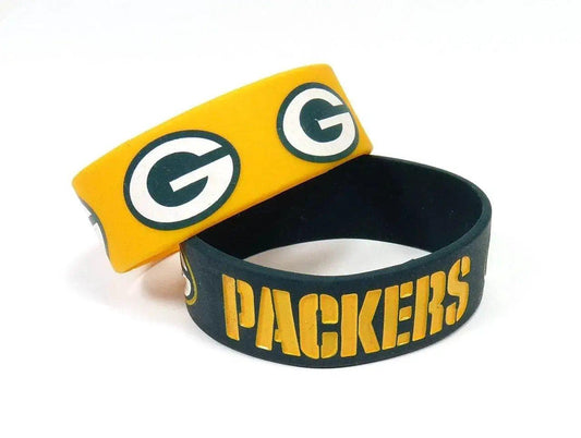  Two Pack Green Bay Packers Wide Bracelets Licensed Now -  ToylandEU™