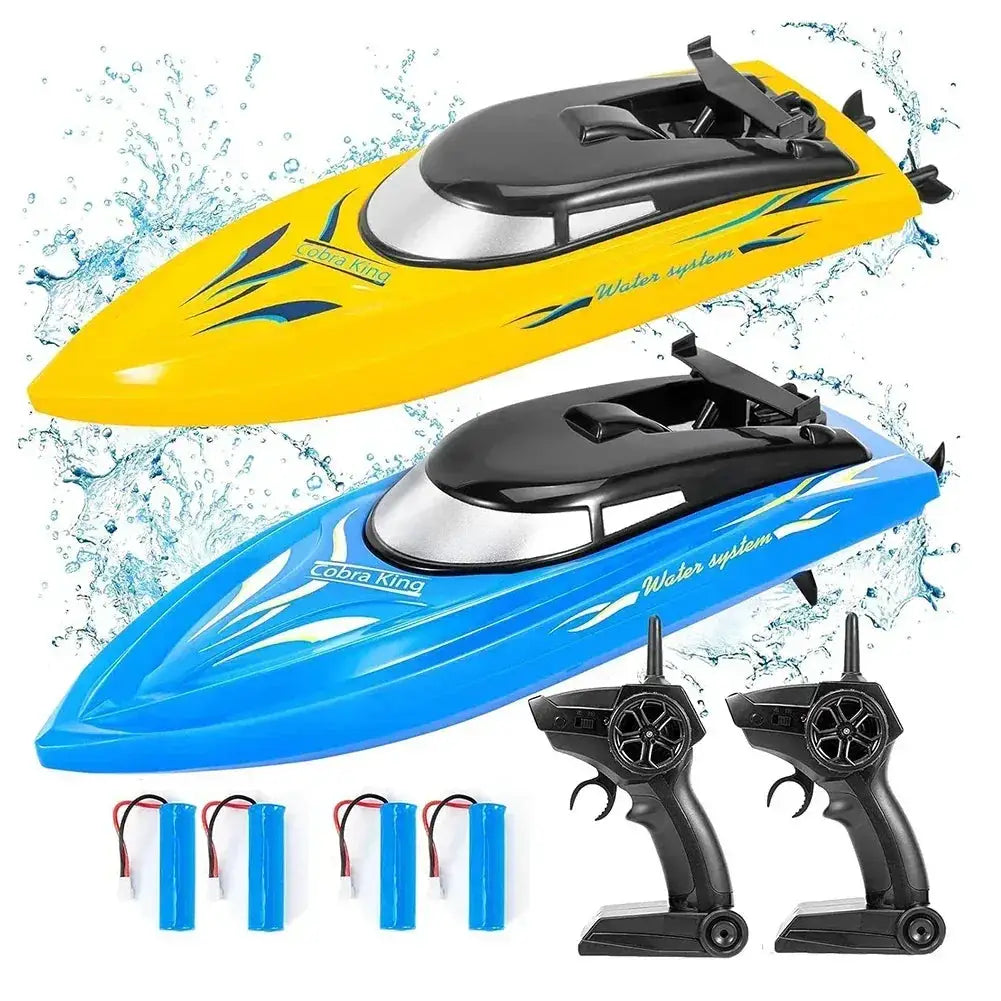 Two Pack RC Boat Remote Control High Speed 25KmH Kids - ToylandEU