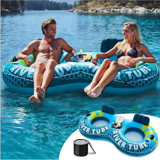  Two Person Inflatable River Tube Heavy Duty For Adults -  ToylandEU™