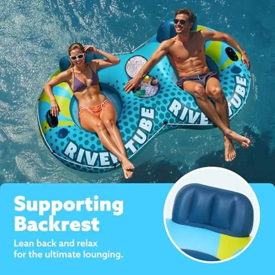  Two Person Inflatable River Tube Heavy Duty For Adults -  ToylandEU™