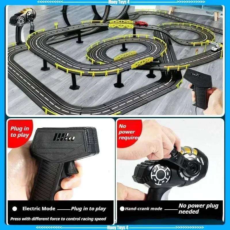 Two Player RC Car Track Racing Toy For Family Bonding - ToylandEU