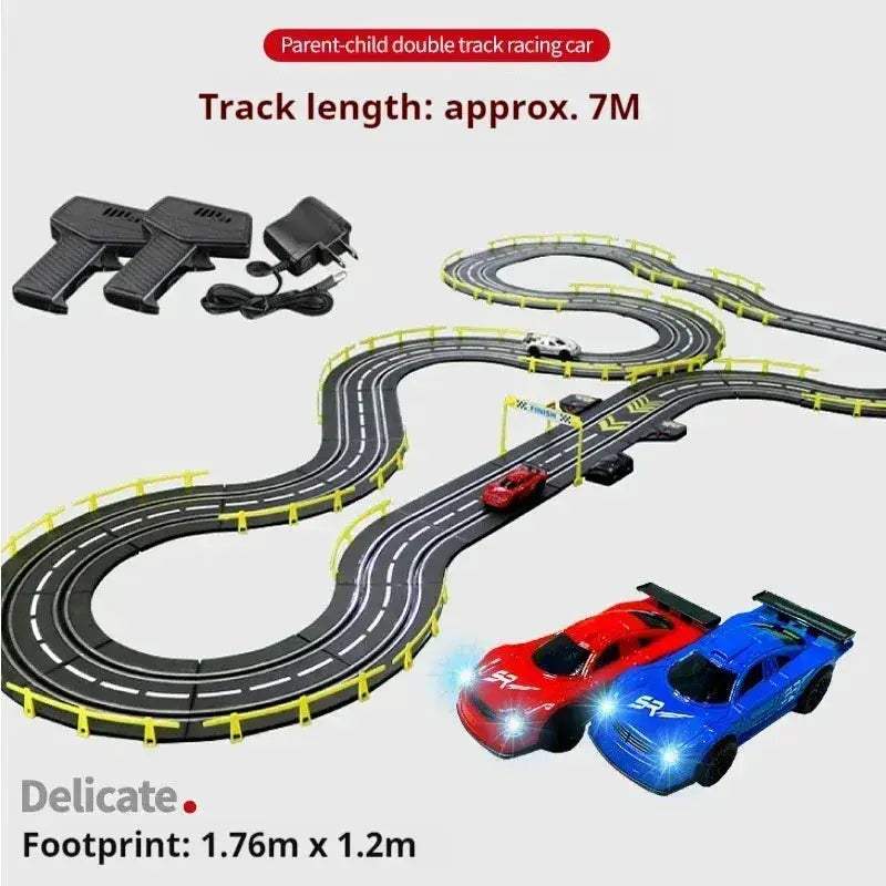 Two Player RC Car Track Racing Toy For Family Bonding - ToylandEU