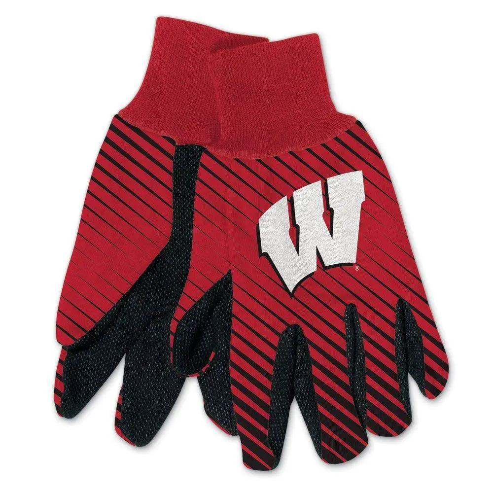  Wisconsin Badgers Two Tone Gloves Adult Size Warm Pair -  ToylandEU™