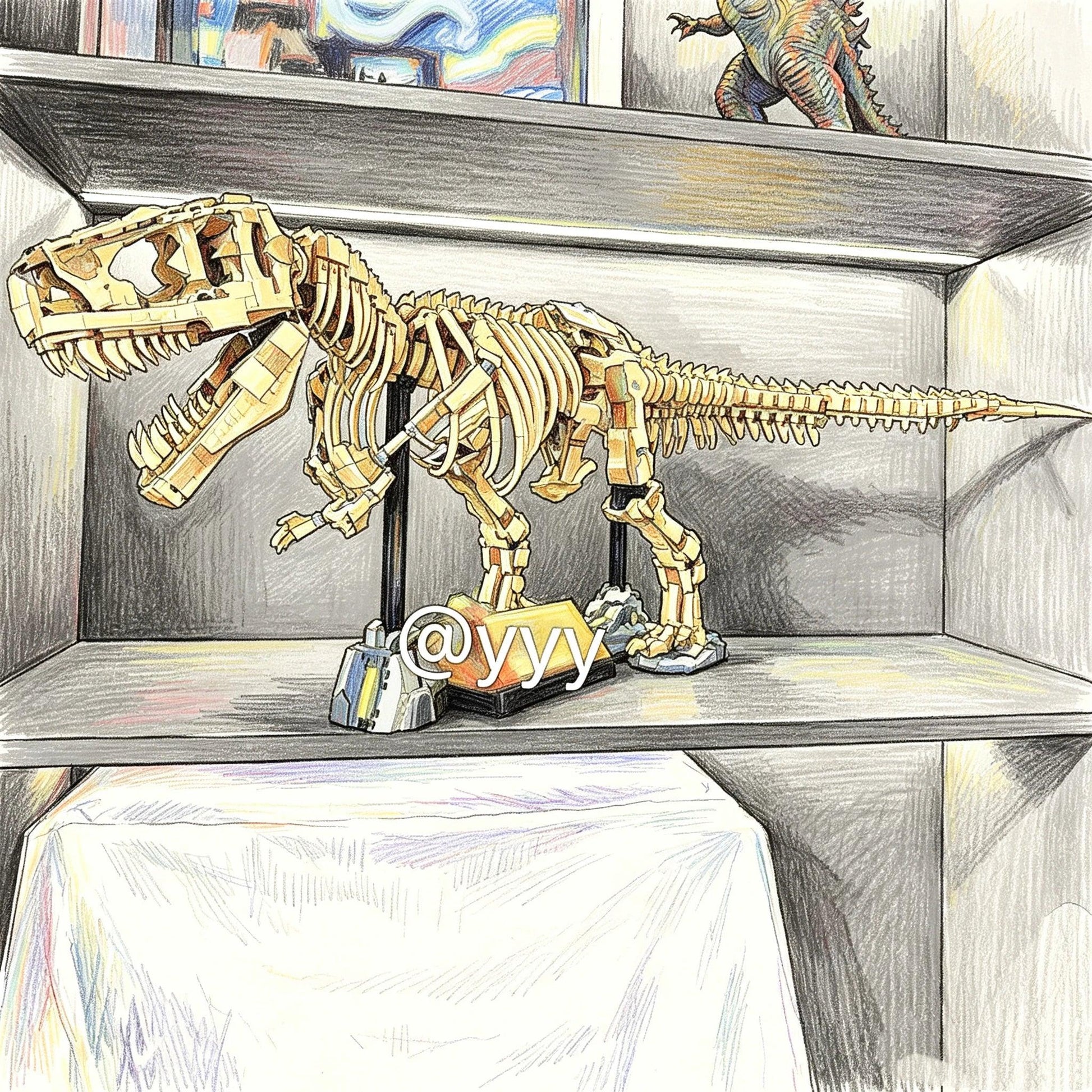 Tyrannosaurus Rex Model Kit | 3145 Pcs | Toylandeu™