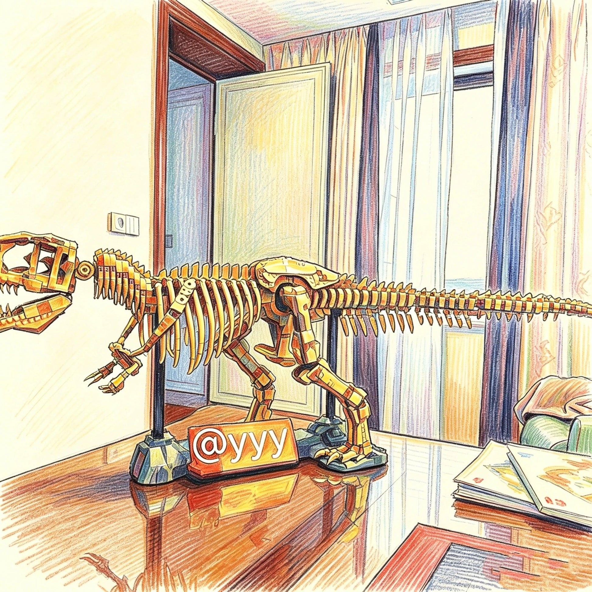 Tyrannosaurus Rex Model Kit | 3145 Pcs | Toylandeu™