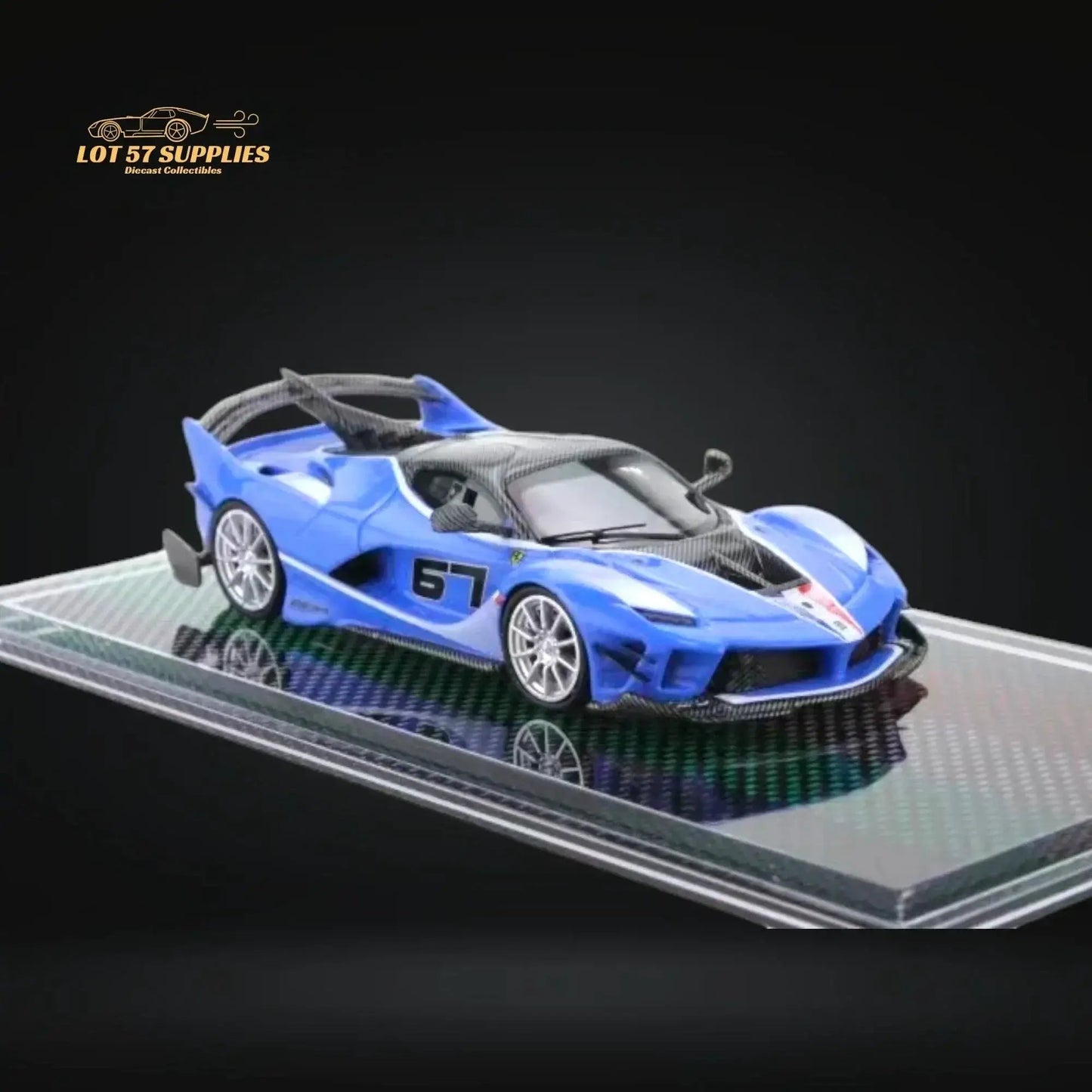 U2 FXX-K Evo Sea Blue #67 Resin Limited Edition 1:64 - ToylandEU