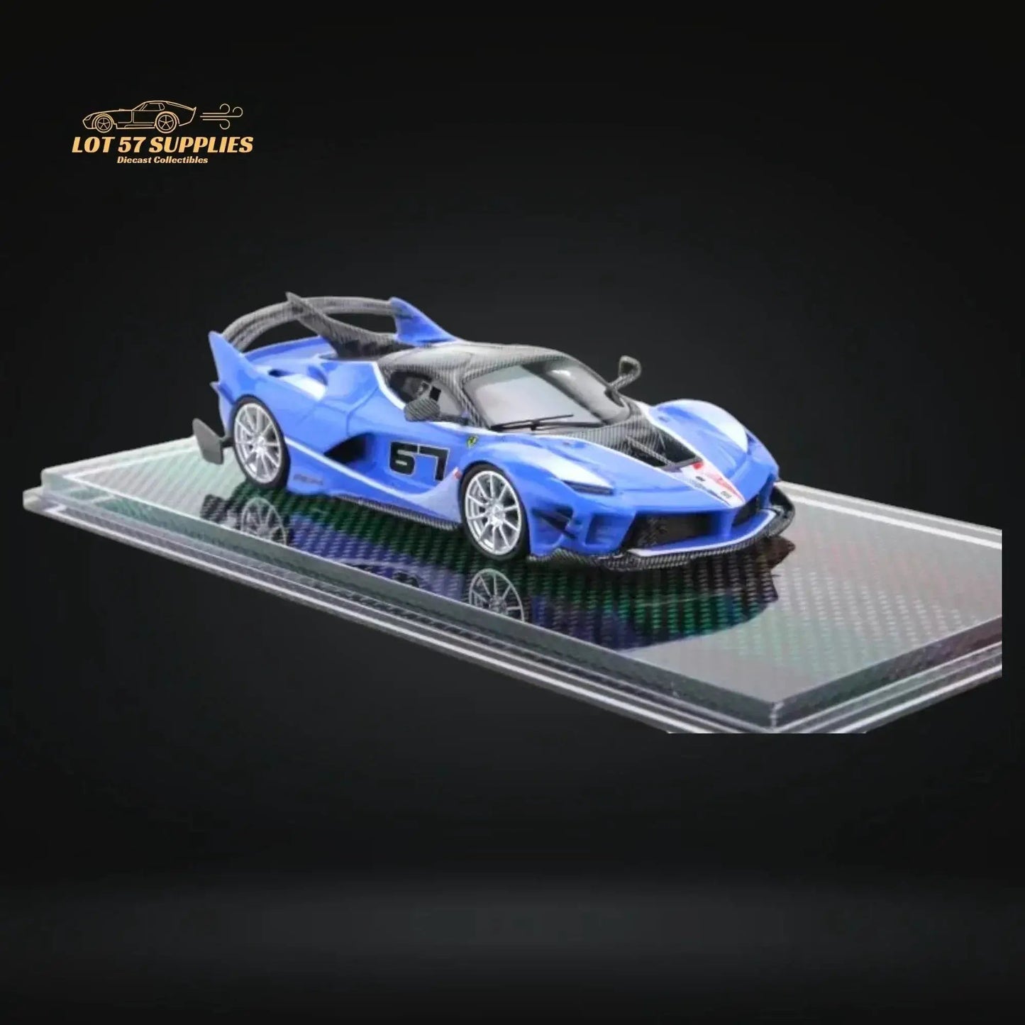 U2 FXX-K Evo Sea Blue #67 Resin Limited Edition 1:64 - ToylandEU