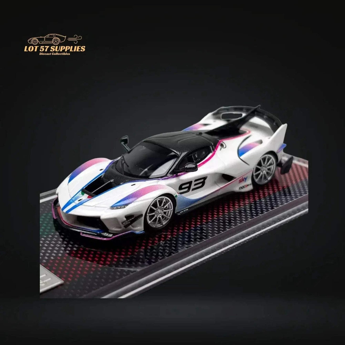 U2 FXX-K Evo White #93 Resin Limited Edition 1:64 - ToylandEU