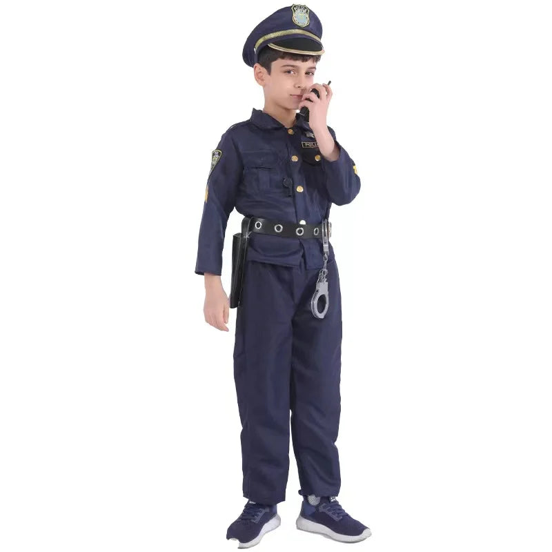 Kids Police Officer Costume Set - Complete Costume & Accessories for Fun