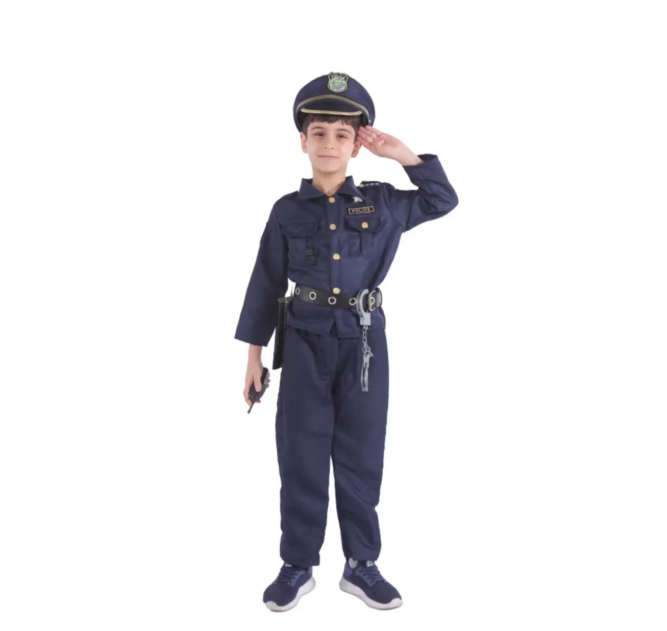 Kids Police Officer Costume Set - Complete Costume & Accessories for Fun