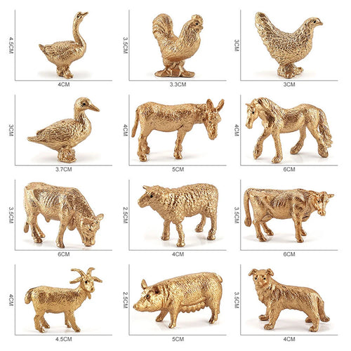 Realistic Farm Animal Figurines Set of 12 - Mini Poultry Action Figures ToylandEU.com Toyland EU