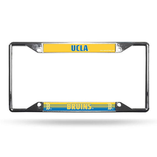 UCLA Bruins License Plate Frame Chrome EZ View With Logo - ToylandEU