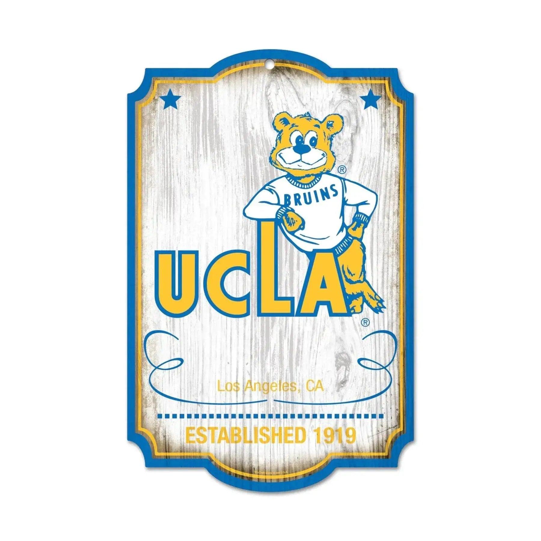  UCLA Bruins Sign 11x17 Wood Vault Wall Decor Artwork -  ToylandEU™